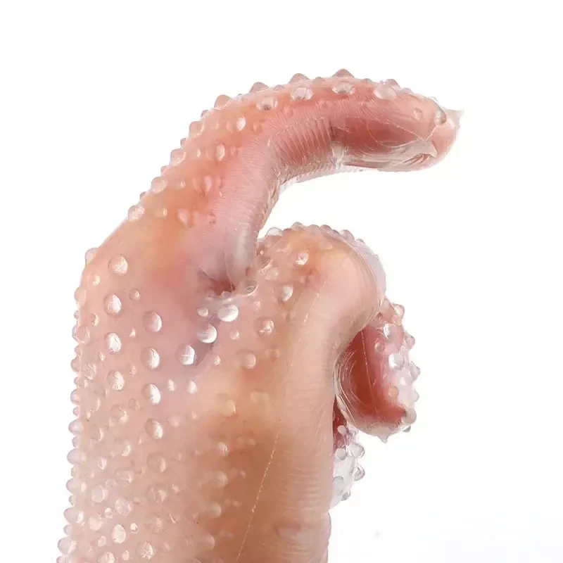 solo play pvc erotic glove