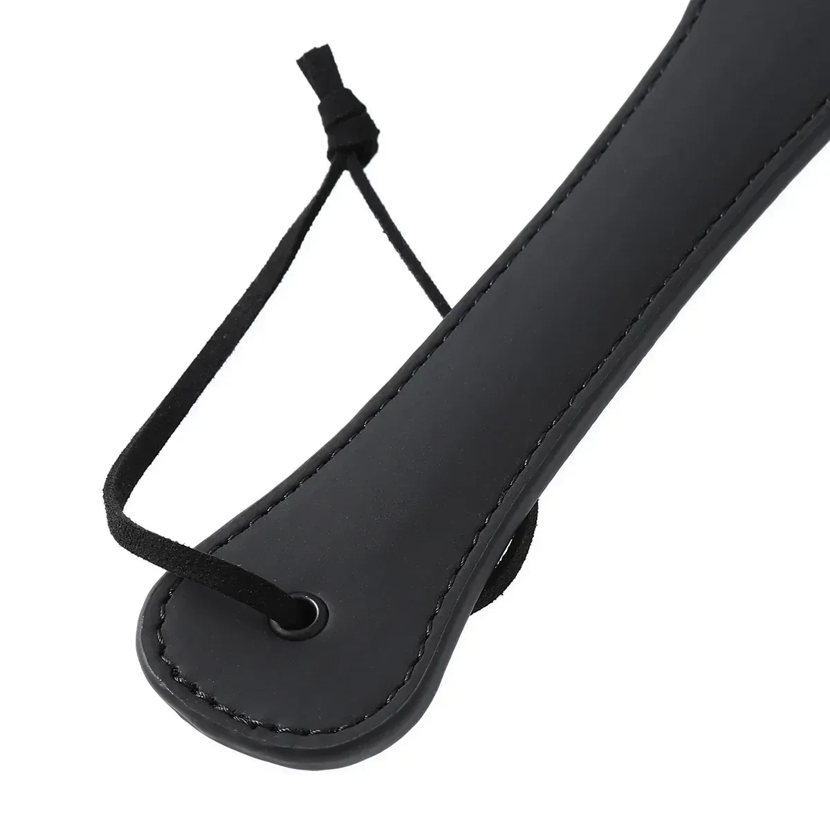 spanking whip black pu leather