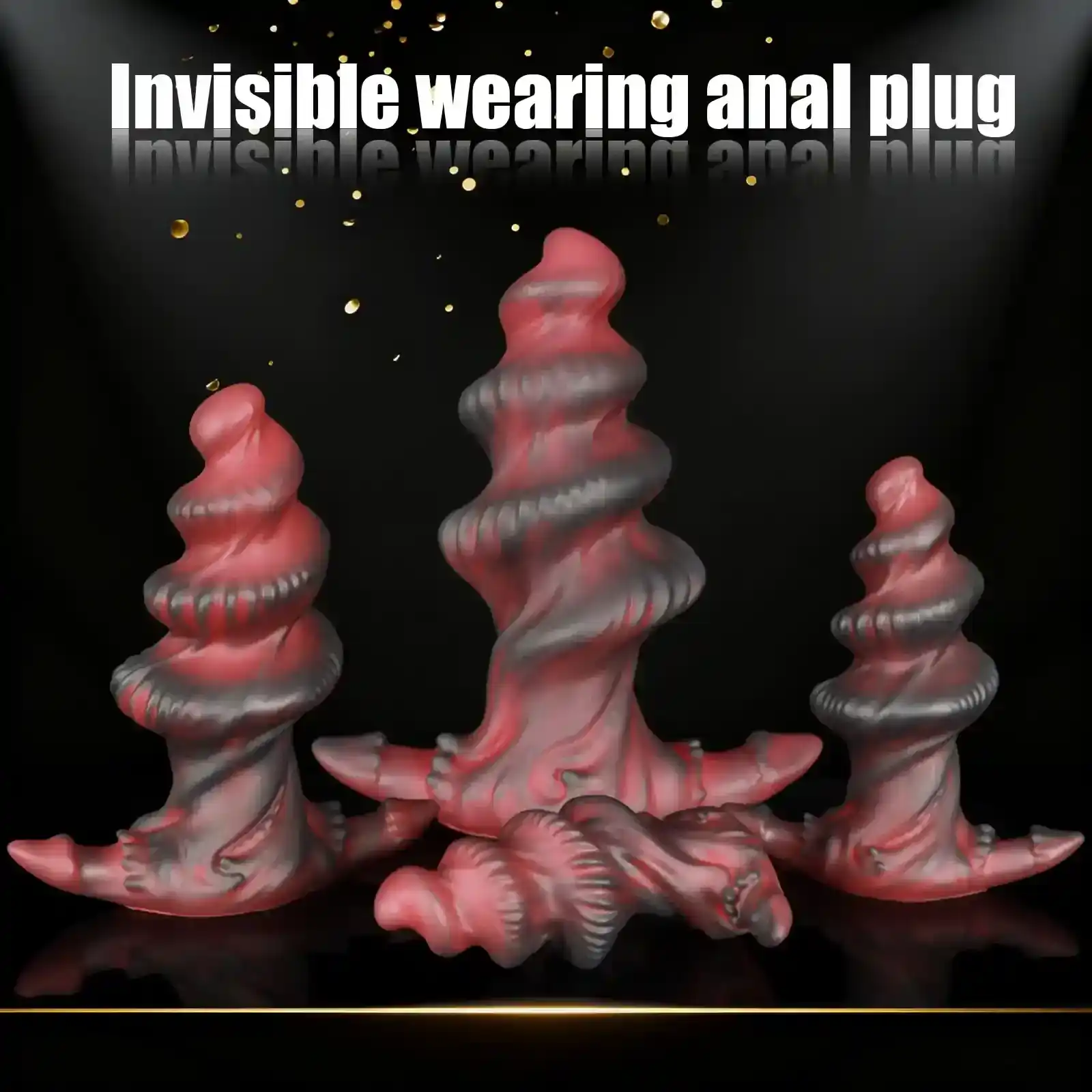 spiral design anal toy waterproof