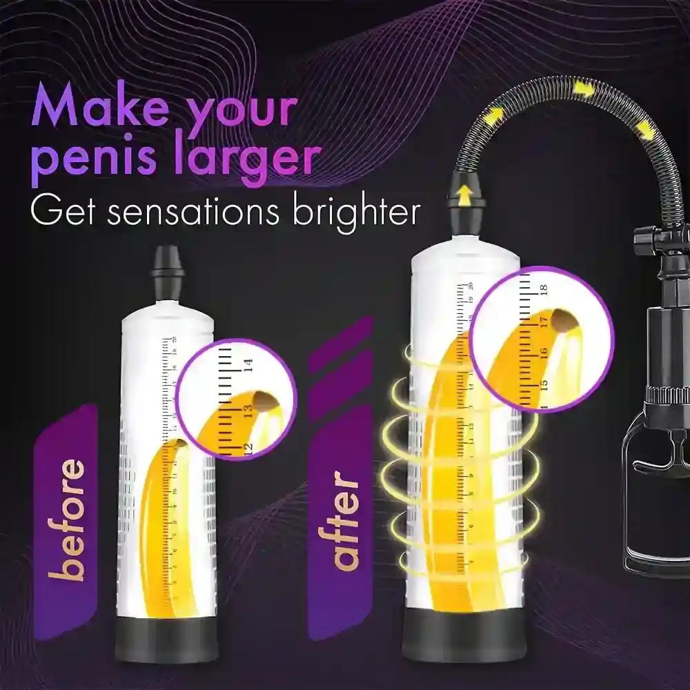 splash proof manual penis pump