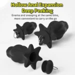 splash proof silicone anal plug