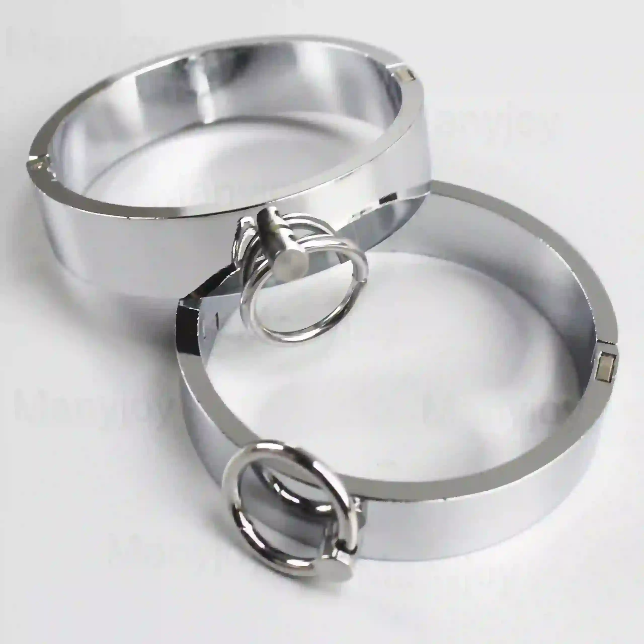 strong metal ankle cuffs lockable