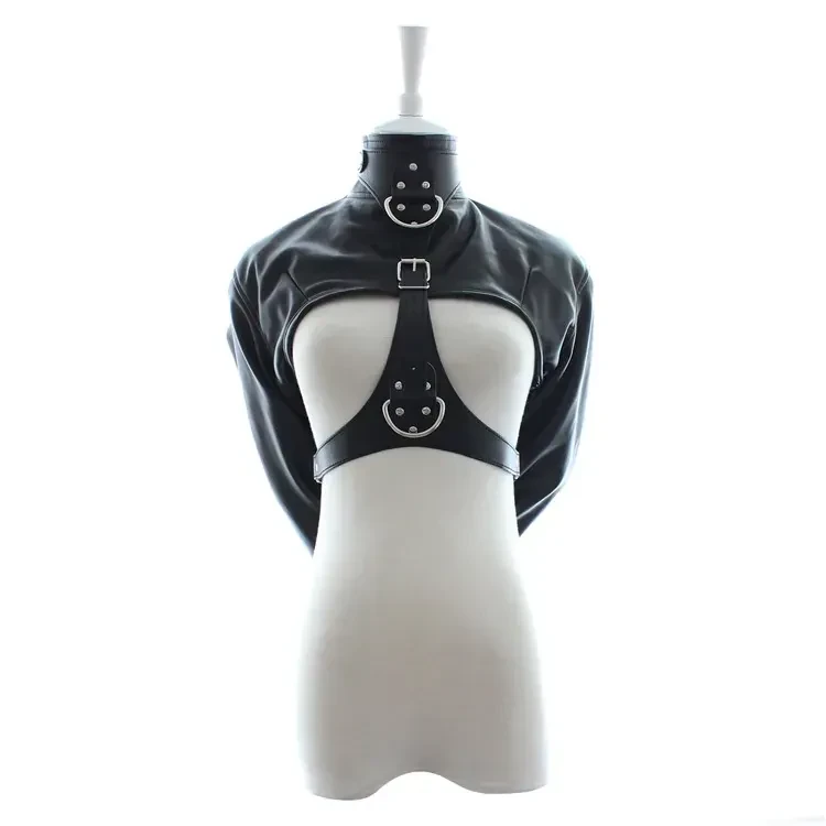 surrender bdsm jacket open bust