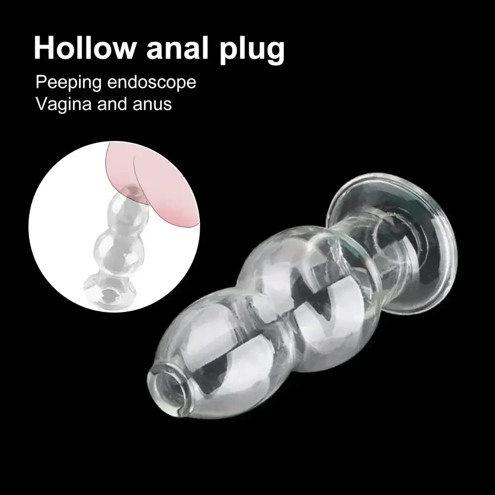 tapered glass anal toy pleasure