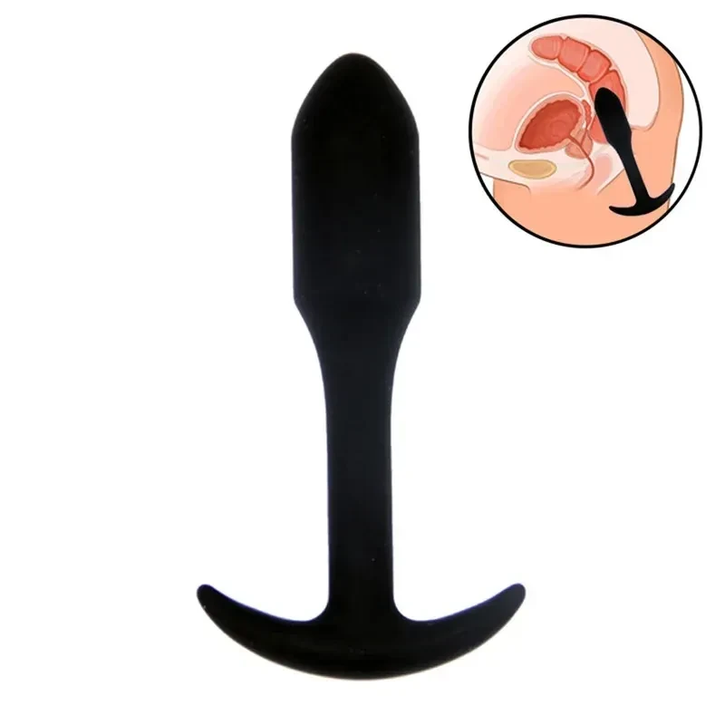 tapered silicone anal plug smooth finish