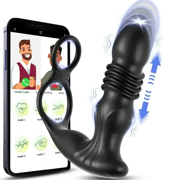 targeted prostate stimulation silicone massager