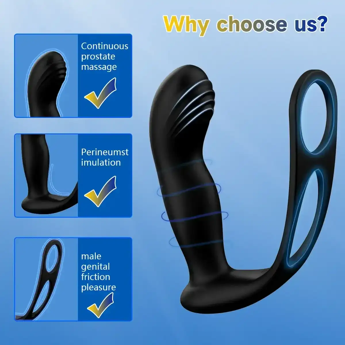 telescopic anal plug bluetooth control