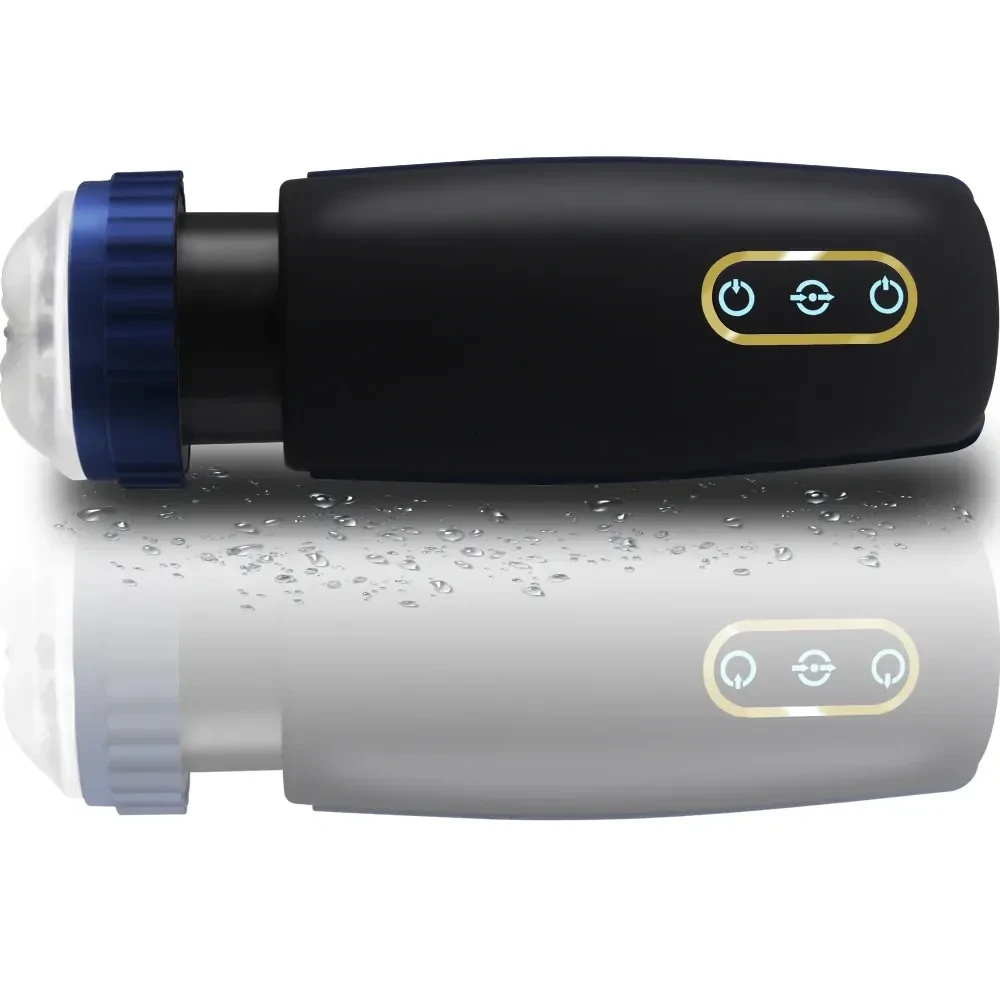 telescopic automatic male masturbator device