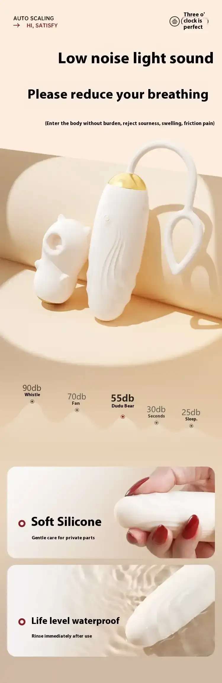 telescopic clitoral suction massager