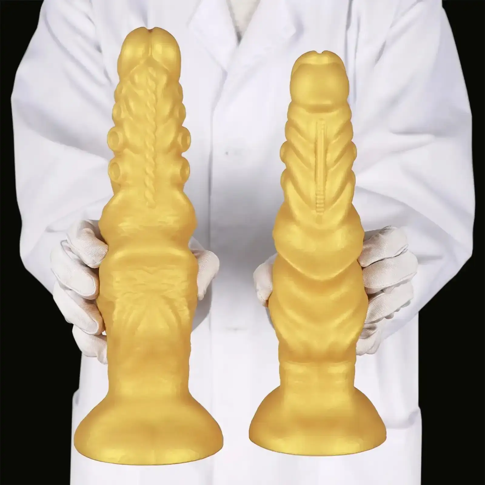 tentacle textured anal plug with base