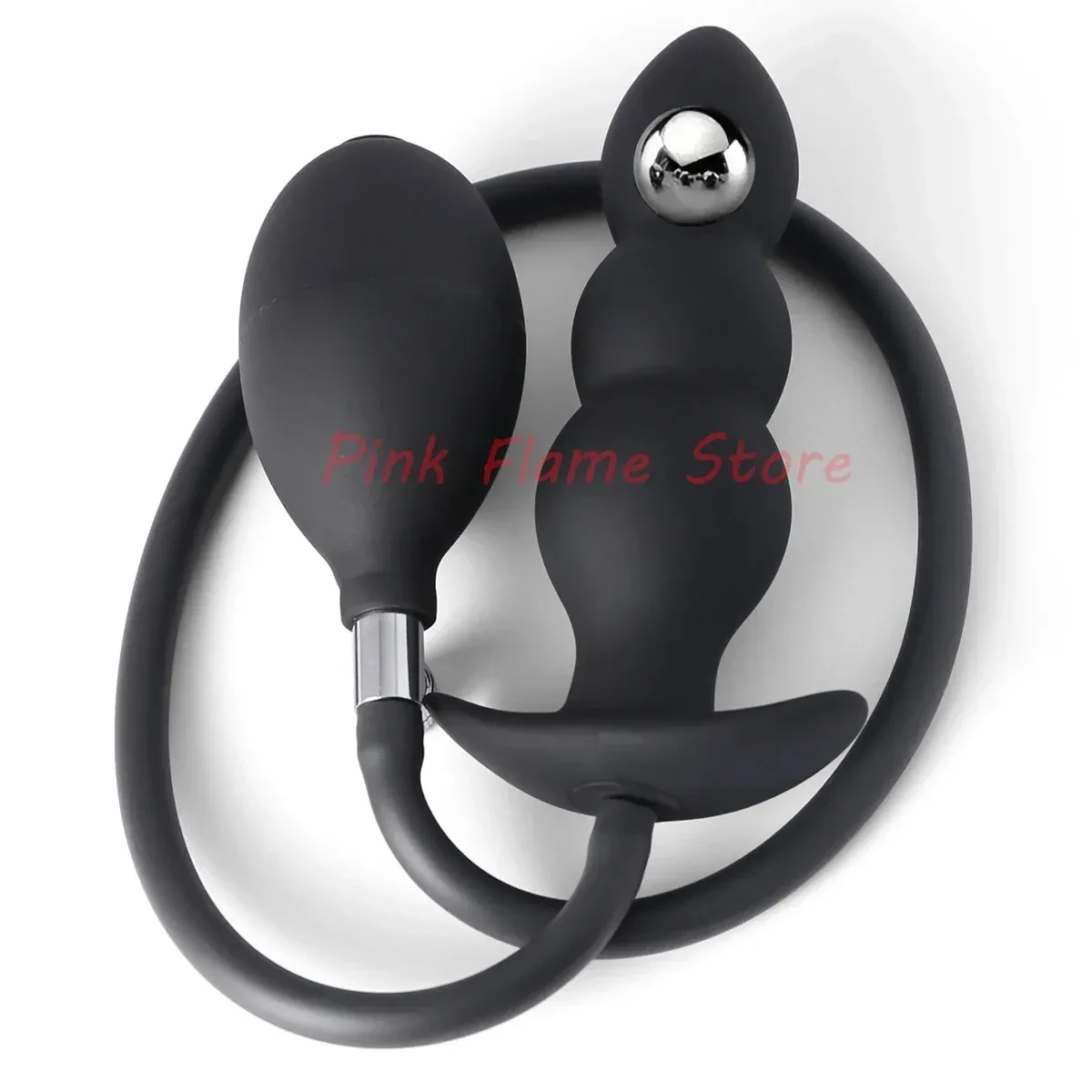 textured bead anal plug inflatable