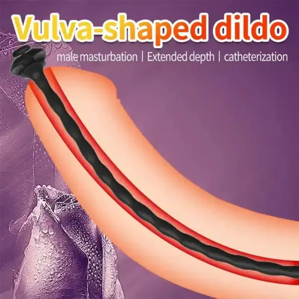 textured male prostate massager plug