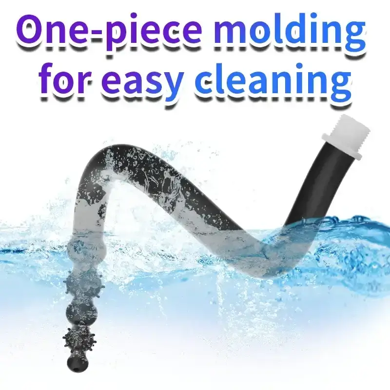 textured silicone enema cleaner