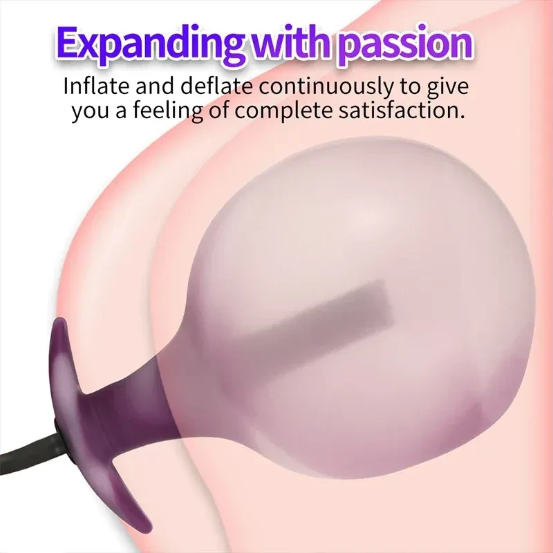 textured surface anal plug purple