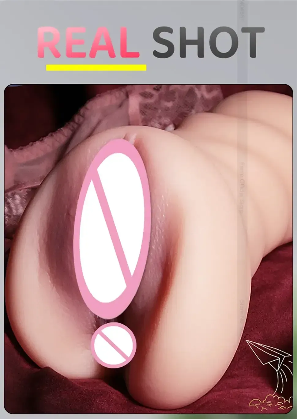 textured vagina anal masturbator