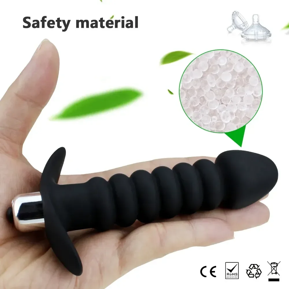 threaded anal plug massager waterproof