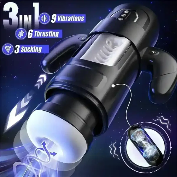 thrusting and vibrating male cup