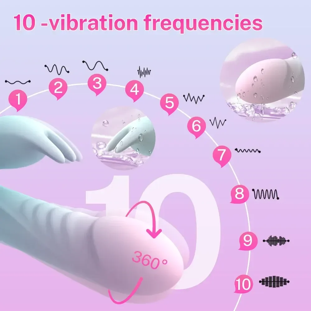 thrusting g spot rabbit vibrator women