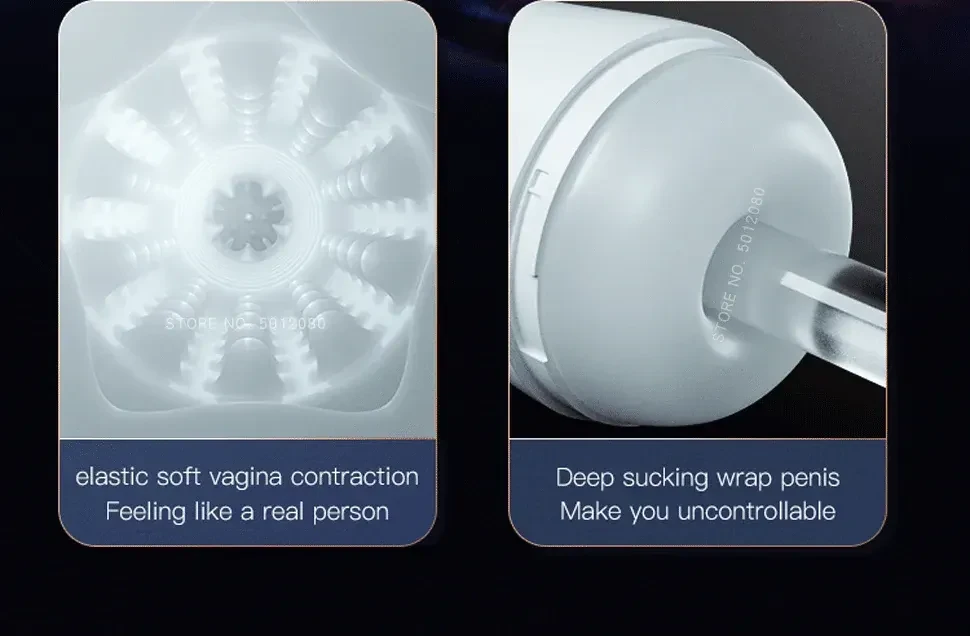 tight squeezing tpe automatic masturbator