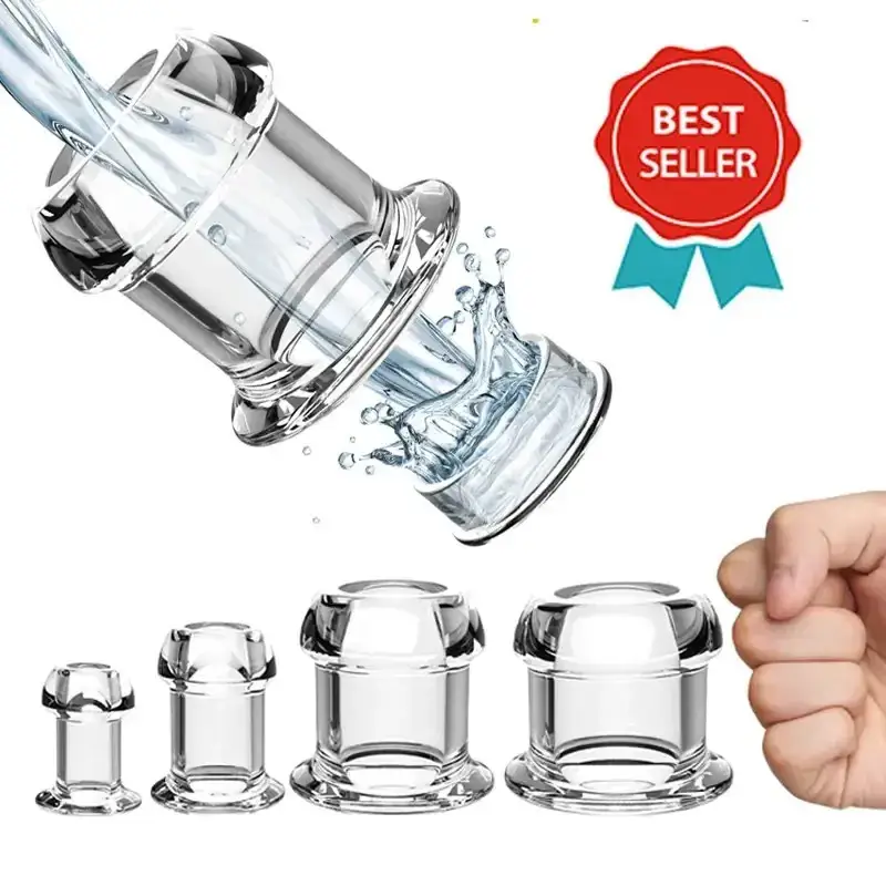 tpe anal plug with leak proof stopper