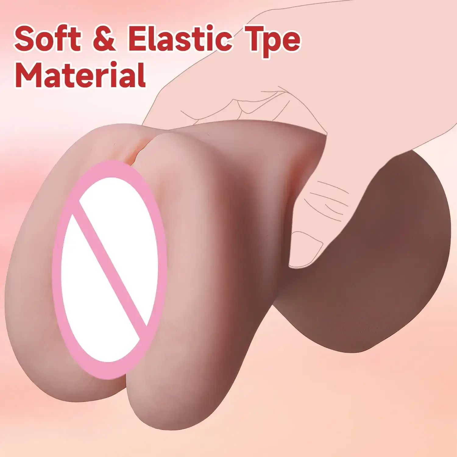 tpe cup masturbator realistic design