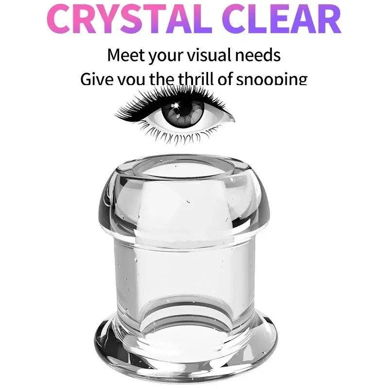 transparent tpe anal plug medium