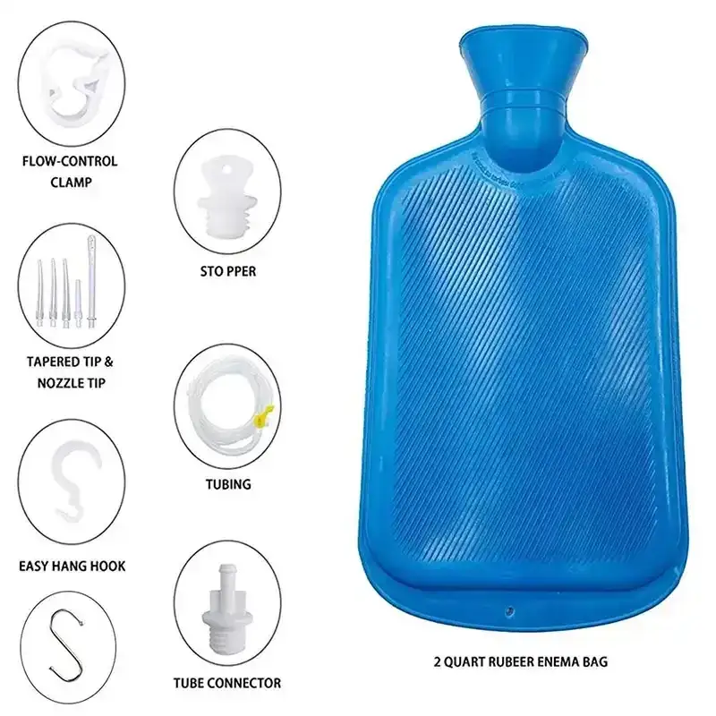 travel douche enema bag 2qt