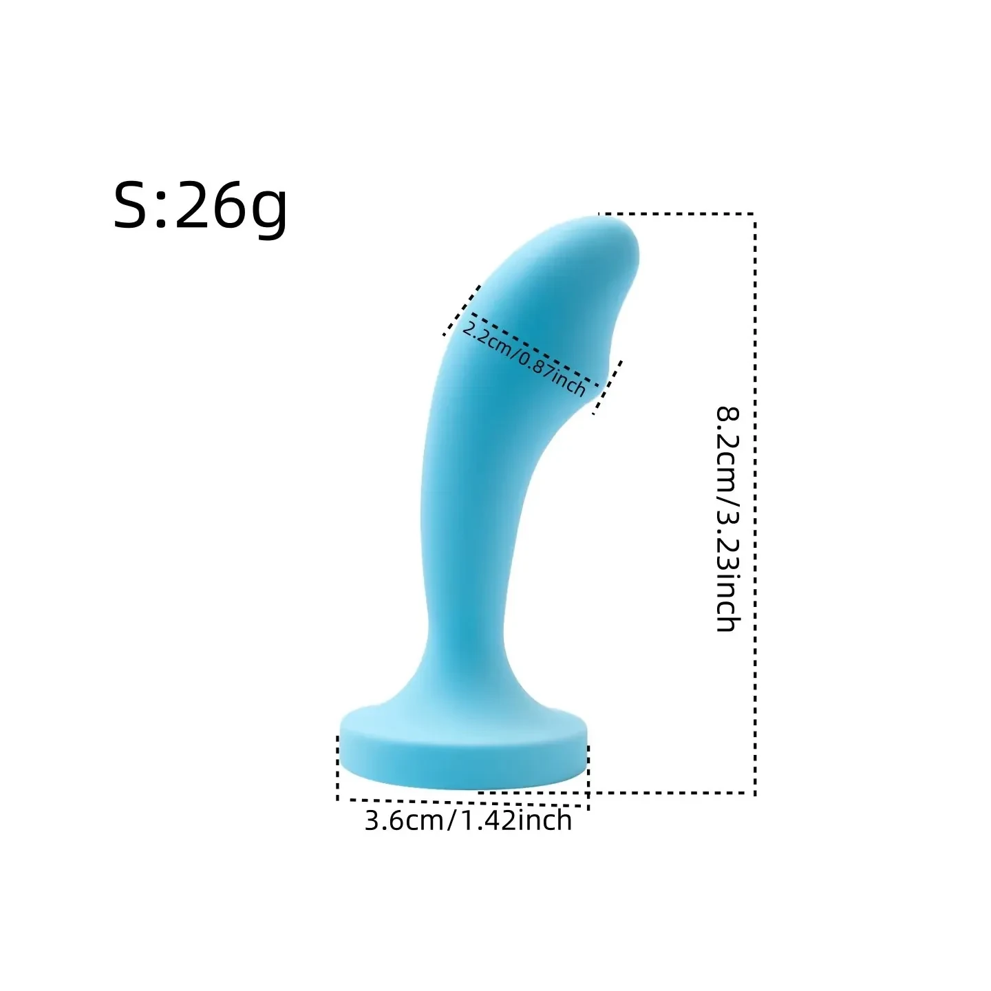 unforgettable pleasure anal plug blue
