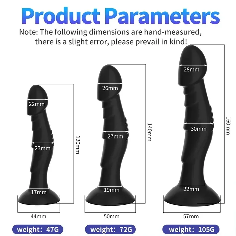 unisex anal plug with powerful suction