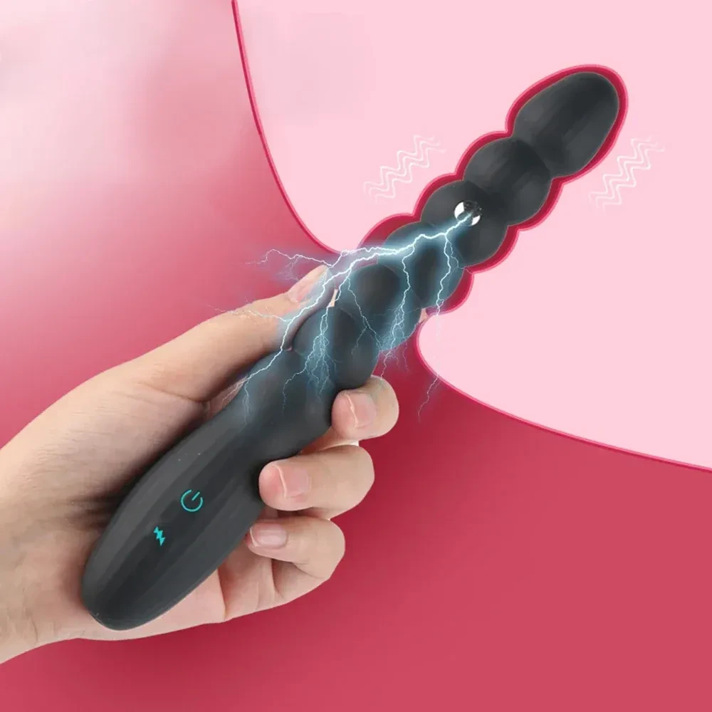 usb charging anal vibrator black
