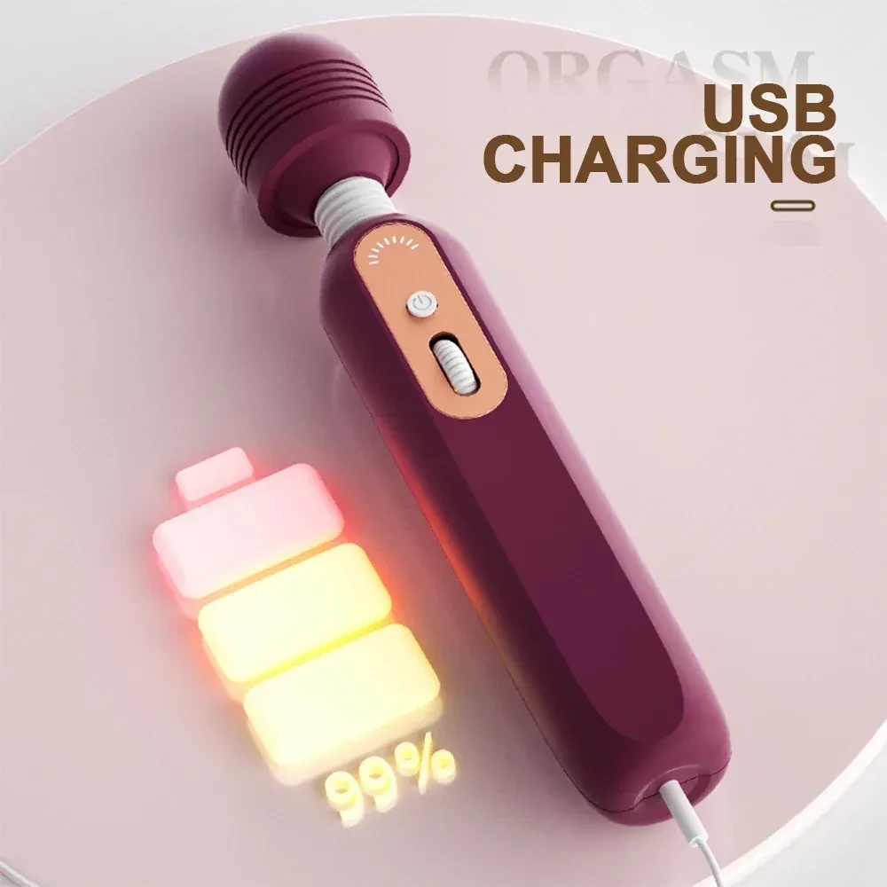 usb charging wand vibrator splashproof