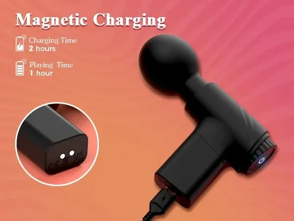 usb magnetic charging wand vibrator