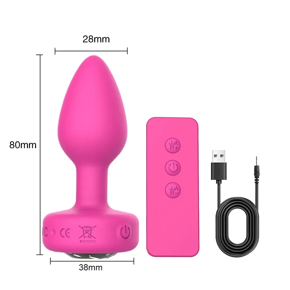 usb magnetic rechargeable anal vibrator