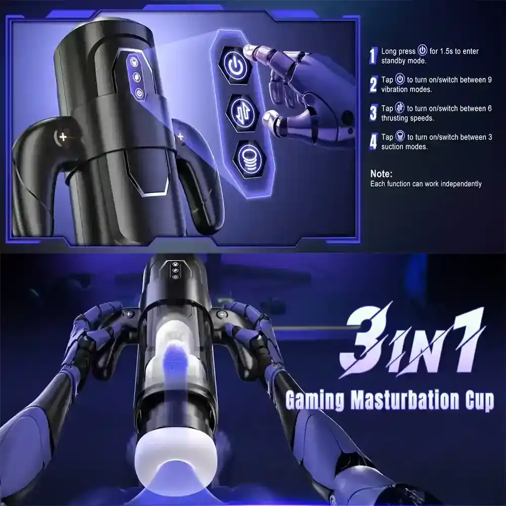 usb powered masturbator cup 3 modes