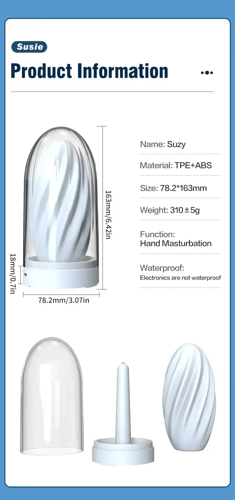 usb rechargeable heated masturbator cup
