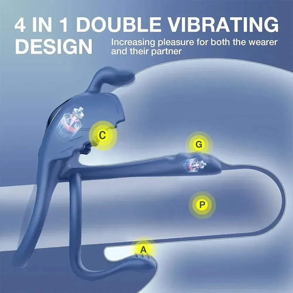 usb rechargeable male pleasure ring