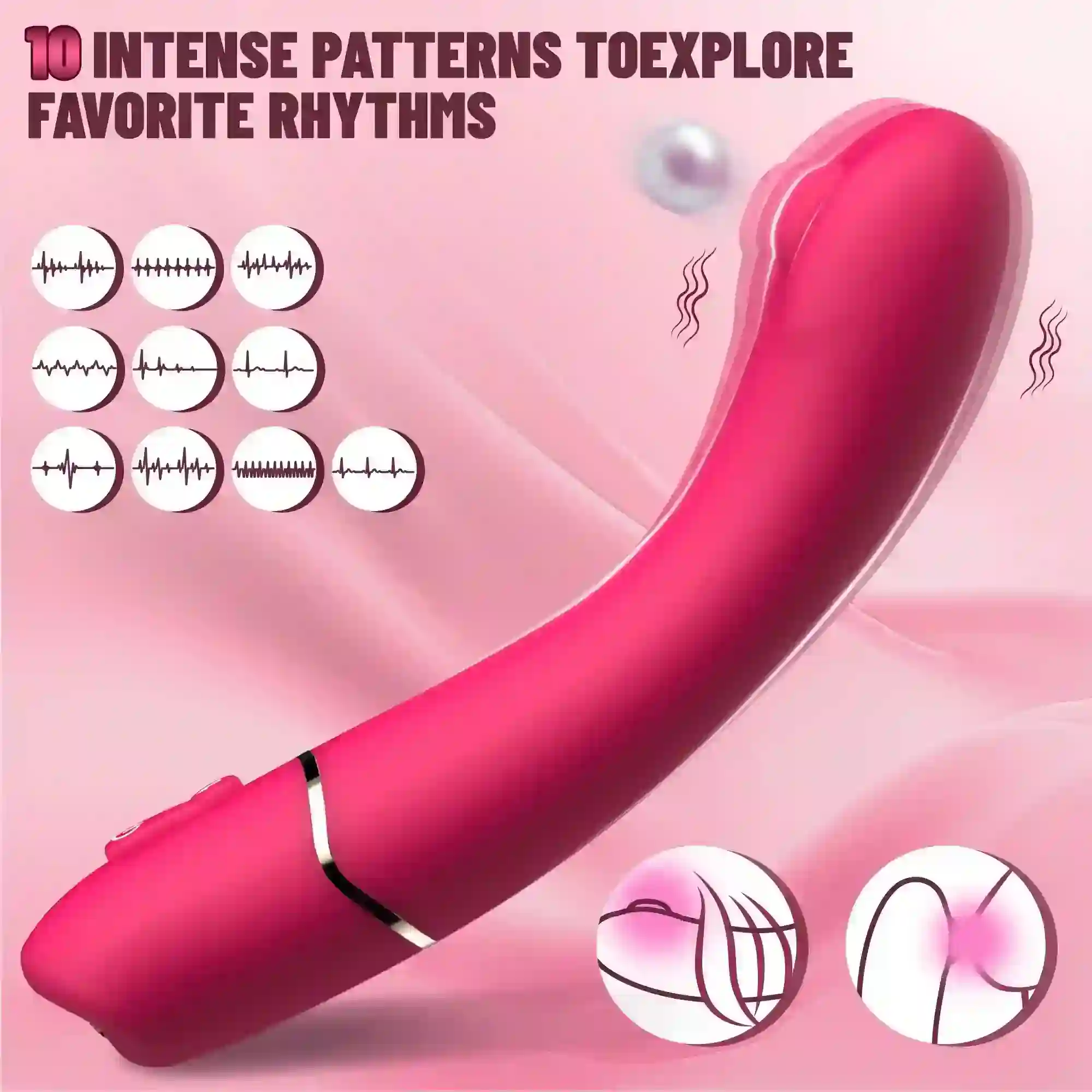 usb rechargeable patting clit vibrator