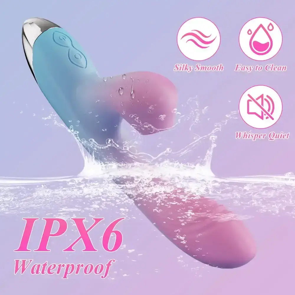usb rechargeable rabbit vibrator waterproof