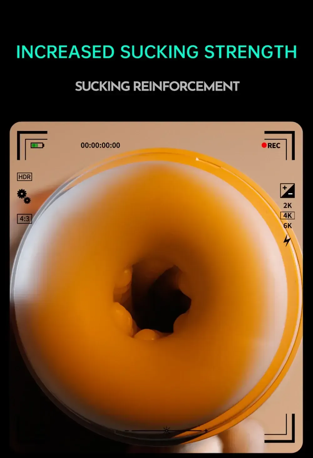 usb rechargeable silicone masturbator cup