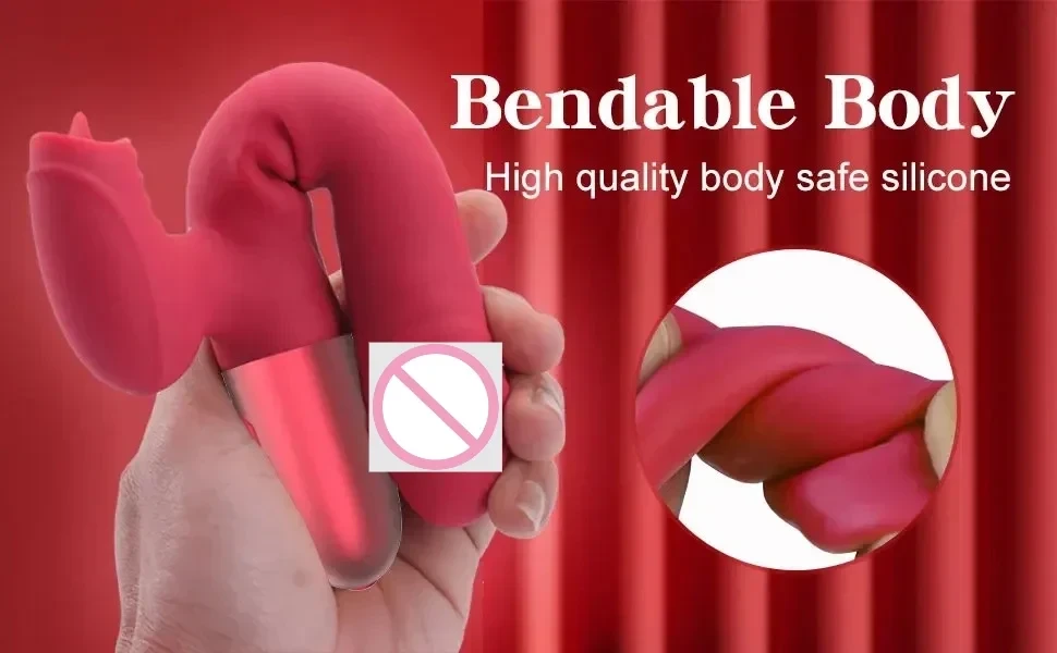 usb rechargeable tongue vibrator 1