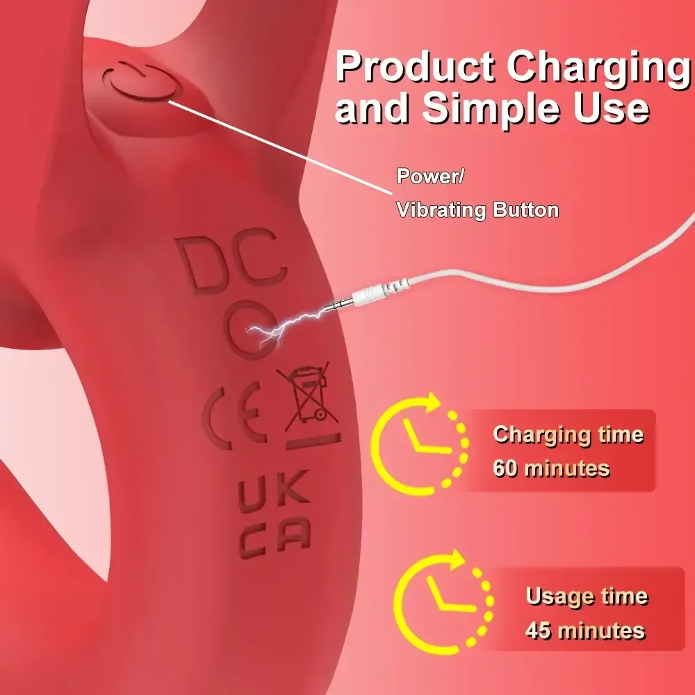 usb rechargeable tongue vibrator 2