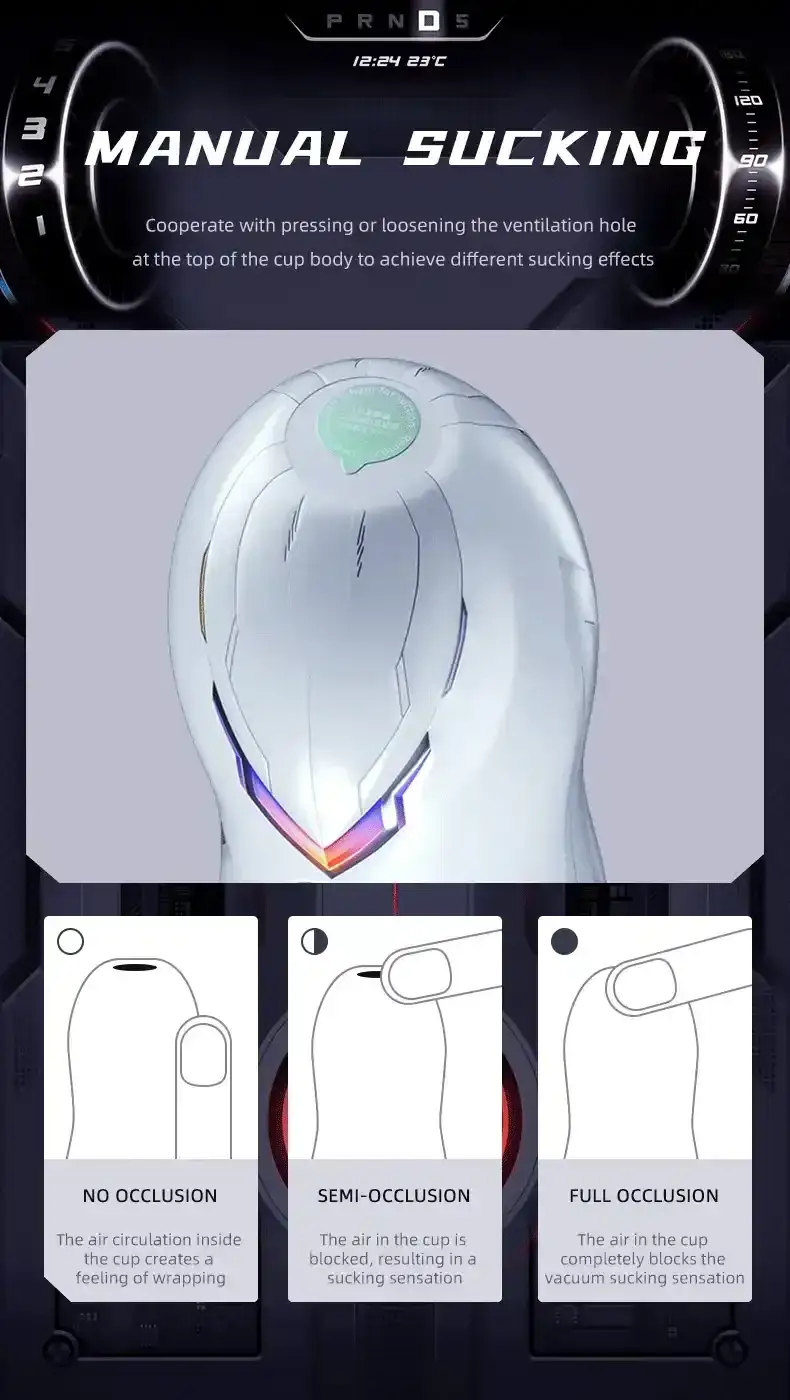 vacuum control male masturbator tpe