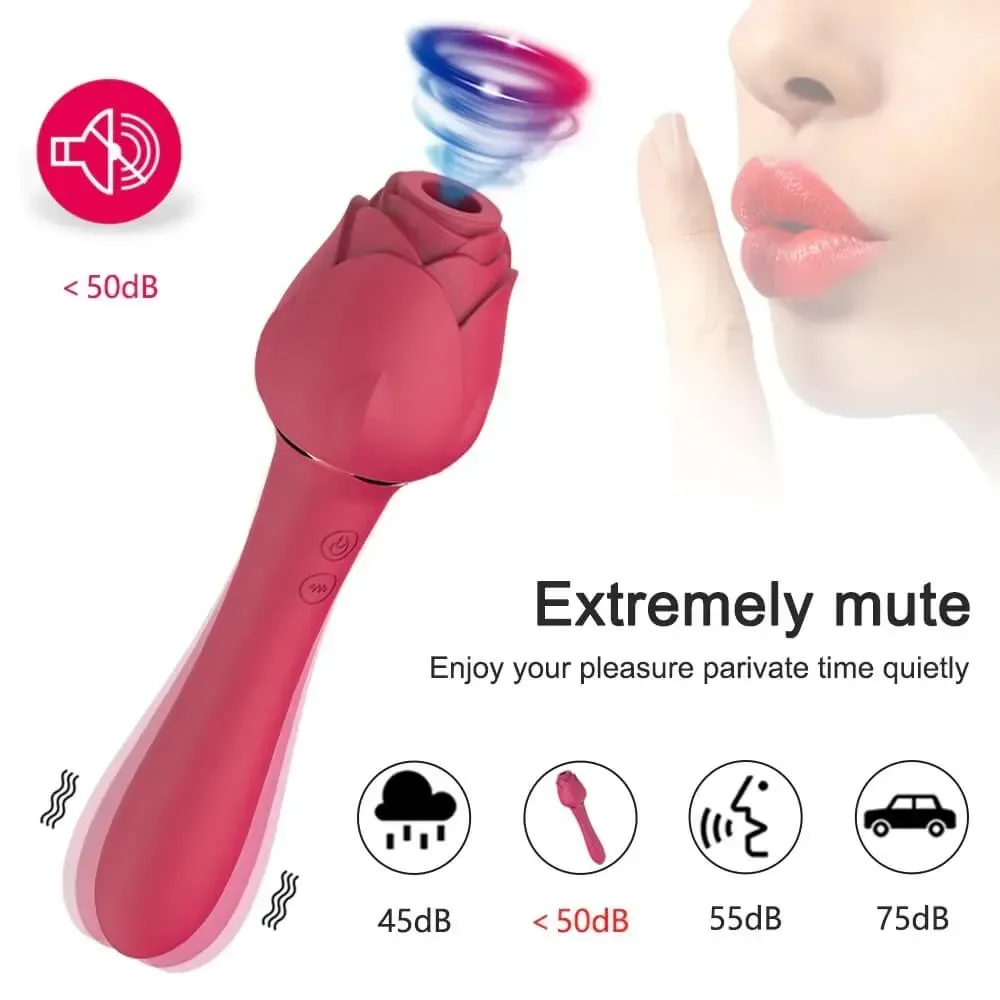 vibrating clitoral stimulator rose shape