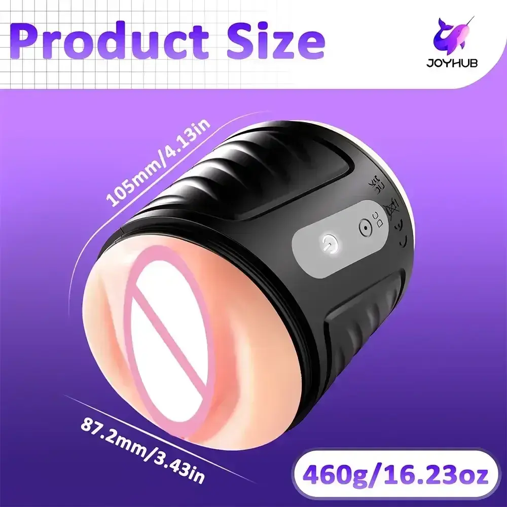 vibrating male masturbator textured sleeve