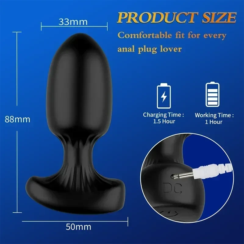 vibrating prostate massager silicone 1