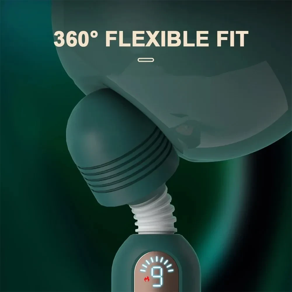 wand vibrator with digital display