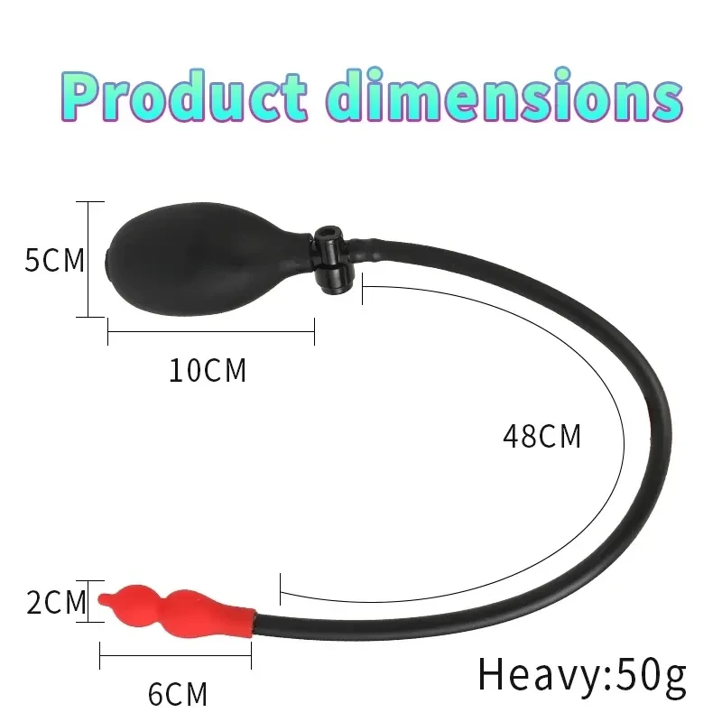 waterproof anal dilator manual inflation