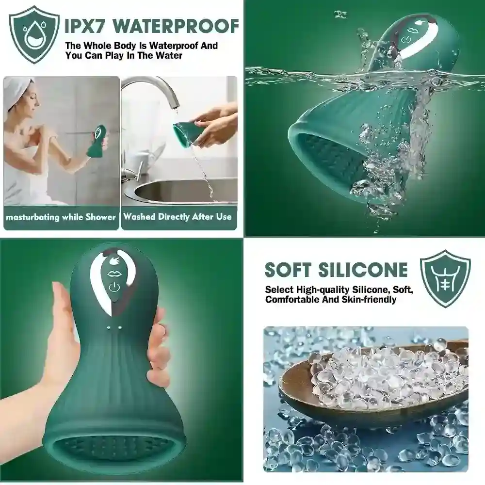 waterproof body safe silicone breast aspirator