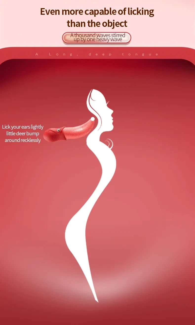 waterproof clitoral suction tongue stimulator