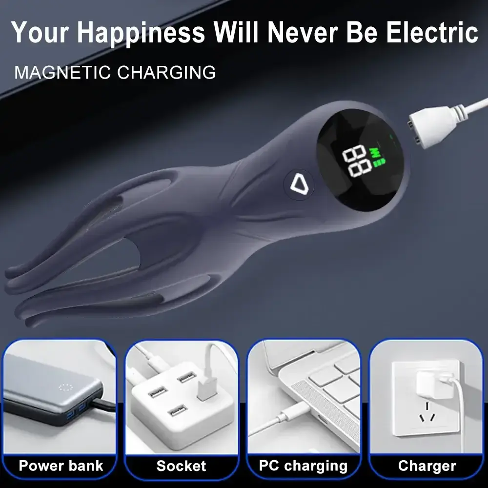 waterproof electric male glans stimulator